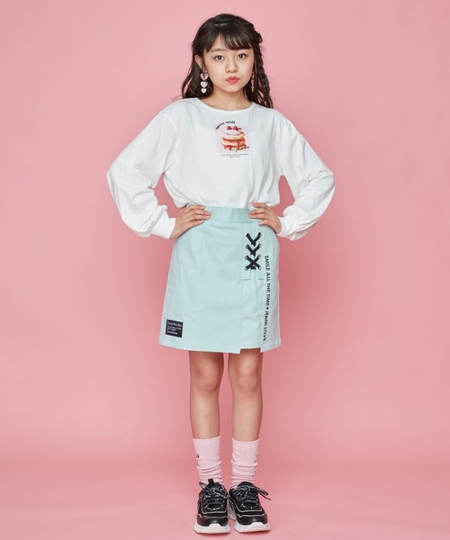 JENNI love（ジェニィラブ）の「クロップドロンT（Tシャツ/カットソー・キッズ・ラベンダー/オフホワイト/イエロー・130cm/140cm/150cm/160cm）」の18枚目の写真