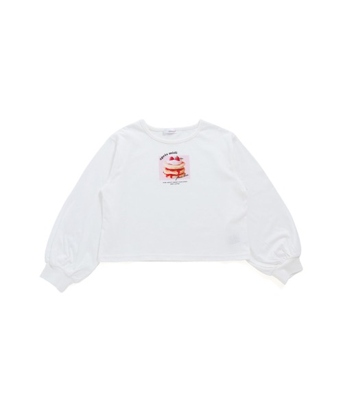 JENNI love（ジェニィラブ）の「クロップドロンT（Tシャツ/カットソー・キッズ・ラベンダー/オフホワイト/イエロー・130cm/140cm/150cm/160cm）」の7枚目の写真