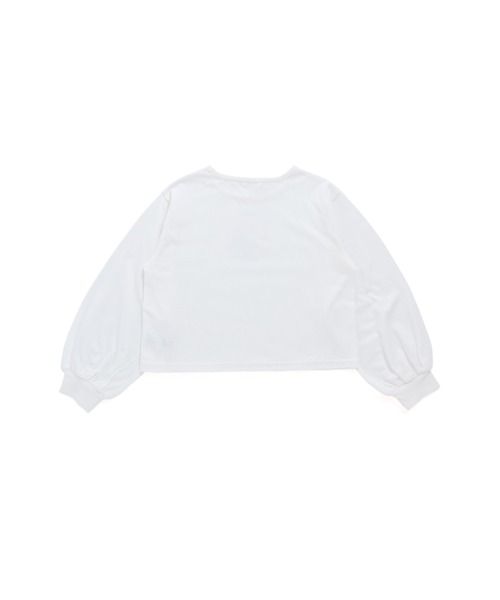 JENNI love（ジェニィラブ）の「クロップドロンT（Tシャツ/カットソー・キッズ・ラベンダー/オフホワイト/イエロー・130cm/140cm/150cm/160cm）」の8枚目の写真