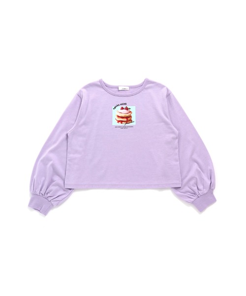 JENNI love（ジェニィラブ）の「クロップドロンT（Tシャツ/カットソー・キッズ・ラベンダー/オフホワイト/イエロー・130cm/140cm/150cm/160cm）」の9枚目の写真