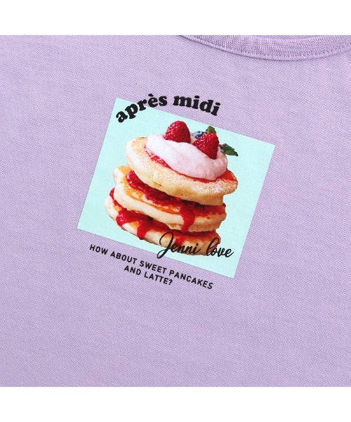 JENNI love（ジェニィラブ）の「クロップドロンT（Tシャツ/カットソー・キッズ・ラベンダー/オフホワイト/イエロー・130cm/140cm/150cm/160cm）」の14枚目の写真