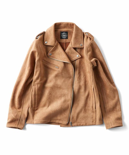 Live in comfort(リブインコンフォート)の「リブ イン コンフォート はまじとコラボ 復刻! 着心地らくちんな伸びるライダースジャケット(ライダースジャケット・レディース・ブラック/キャメル・LARGE/MEDIUM/SMALL/X-LARGE/XX-LARGE/XXX-LARGE)」の11枚目の写真