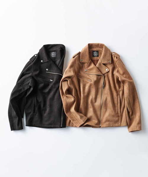 Live in comfort(リブインコンフォート)の「リブ イン コンフォート はまじとコラボ 復刻! 着心地らくちんな伸びるライダースジャケット(ライダースジャケット・レディース・ブラック/キャメル・LARGE/MEDIUM/SMALL/X-LARGE/XX-LARGE/XXX-LARGE)」の10枚目の写真