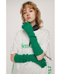 RIB KNIT 2WAY GLOVE リブニット 2ウェイ グローブ