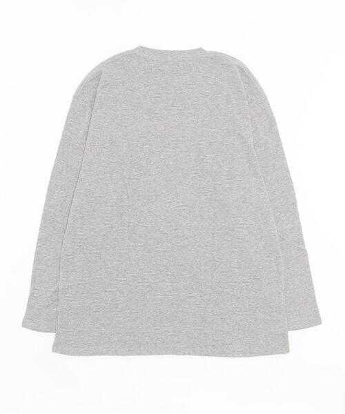 B&T CLUB(ビーティークラブ)の「ワッフル ロング Tシャツ(Tシャツ/カットソー・メンズ・カーキ/ブラック/グレー/ホワイト/ネイビー・X4(8L~9L)/X5(9L~10L)/X2(4L~5L)/X1(3L~4L)/X3(6L~7L))」の14枚目の写真
