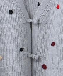 タグ付き新品✨ 6 (ROKU) BICOLOR CARDIGAN カーディガン 6（ロク）の「＜6(ROKU)＞BICOLOR CARDIGAN/カーディガン