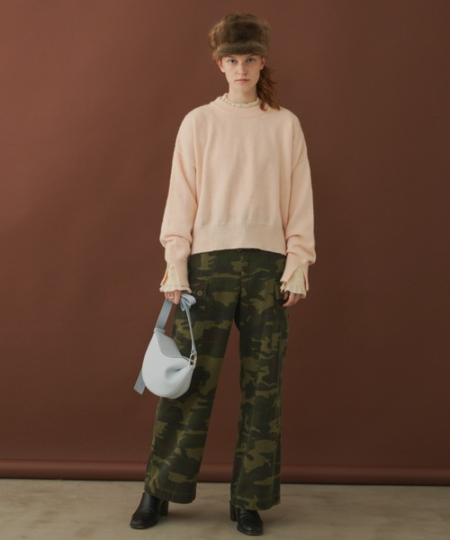 Unitage（ユニテージ）の「ミリタリーカーゴパンツ（カーゴパンツ・レディース・グリーン・SMALL/MEDIUM）」の7枚目の写真