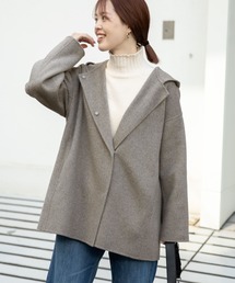 URBAN RESEARCH DOORS | ウールフードショートコート(その他アウター)