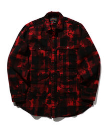 BEAMS PLUS | BEAMS PLUS / ウール チェック カモフラージュプリント アドベンチャーシャツ モディファイ(シャツ/ブラウス)