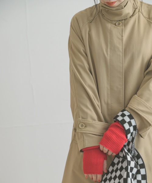 ITEMS URBANRESEARCH（アイテムズ アーバンリサーチ）の「2WAYステンカラーコート（ステンカラーコート・レディース・ベージュ/アイボリー・FREE）」の10枚目の写真