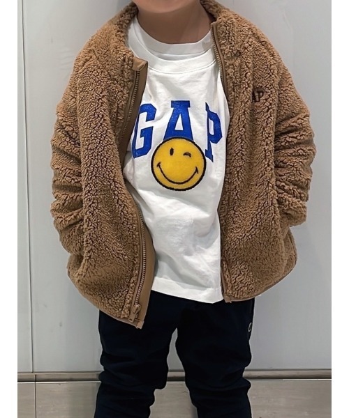 GAP(ギャップ)の「GAPロゴフリースジャケット(その他アウター・キッズ・アイボリー/その他/グリーン/ラベンダー/ネイビー・12-18M/18-24M/2 YRS/3 YRS/4 YRS/5 YRS)」の8枚目の写真