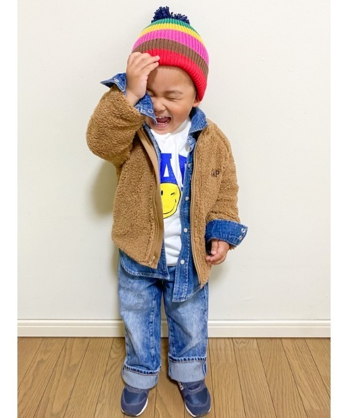 GAP(ギャップ)の「GAPロゴフリースジャケット(その他アウター・キッズ・アイボリー/その他/グリーン/ラベンダー/ネイビー・12-18M/18-24M/2 YRS/3 YRS/4 YRS/5 YRS)」の13枚目の写真
