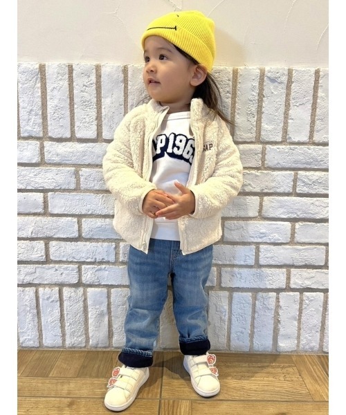 GAP(ギャップ)の「GAPロゴフリースジャケット(その他アウター・キッズ・アイボリー/その他/グリーン/ラベンダー/ネイビー・12-18M/18-24M/2 YRS/3 YRS/4 YRS/5 YRS)」の16枚目の写真