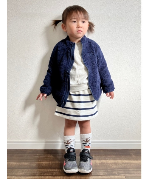 GAP(ギャップ)の「GAPロゴフリースジャケット(その他アウター・キッズ・アイボリー/その他/グリーン/ラベンダー/ネイビー・12-18M/18-24M/2 YRS/3 YRS/4 YRS/5 YRS)」の15枚目の写真