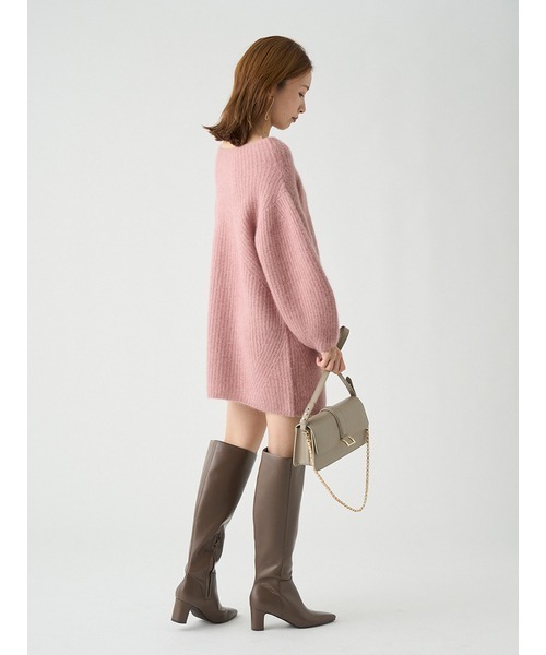 SNIDEL（スナイデル）の「ラクーンミニニットワンピース（ワンピース・レディース・アイボリー/ブラウン/ピンク/イエロー・FREE）」の16枚目の写真