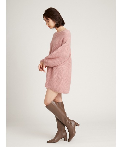 SNIDEL（スナイデル）の「ラクーンミニニットワンピース（ワンピース・レディース・アイボリー/ブラウン/ピンク/イエロー・FREE）」の20枚目の写真