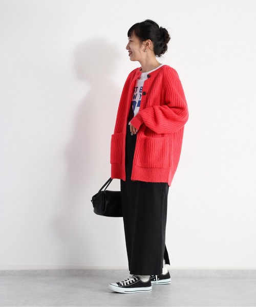 cepo(セポ)の「カラフルモヘアライクカーディガン(カーディガン/ボレロ・レディース・ピンク/オレンジ/ラベンダー・M)」の16枚目の写真