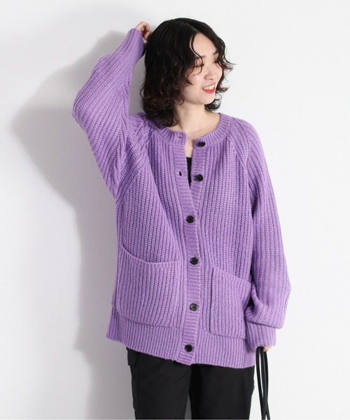 cepo(セポ)の「カラフルモヘアライクカーディガン(カーディガン/ボレロ・レディース・ピンク/オレンジ/ラベンダー・M)」の22枚目の写真