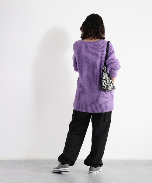 cepo(セポ)の「カラフルモヘアライクカーディガン(カーディガン/ボレロ・レディース・ピンク/オレンジ/ラベンダー・M)」の14枚目の写真