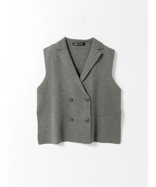 mizuiroind（ミズイロインド）の「mizuiro ind ダブルブレストベスト