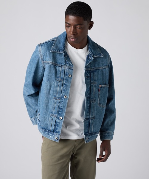 Levi's（リーバイス）の「Levi's/リーバイス TYPE I デニムジャケット ミディアムインディゴSTONEWASH（デニムジャケット・メンズ・インディゴブルー・S/L/M/XL）」の11枚目の写真