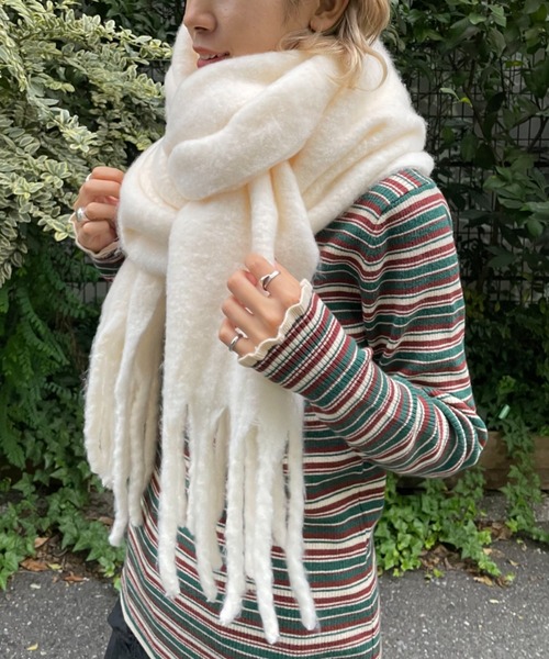 CIAOPANIC（チャオパニック）の「ふわふわBIGマフラー（マフラー