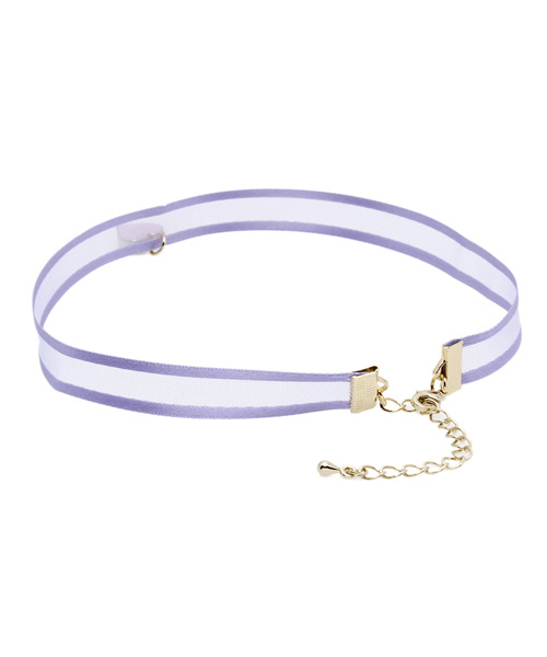 WEGO(ウィゴー)の「WEGO/ハートチョーカー(ネックレス・レディース・パープル/ピンク/レッド・FREE)」の5枚目の写真