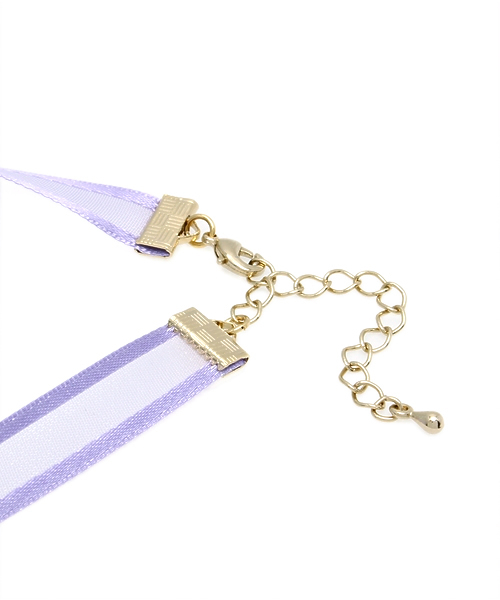 WEGO(ウィゴー)の「WEGO/ハートチョーカー(ネックレス・レディース・パープル/ピンク/レッド・FREE)」の7枚目の写真