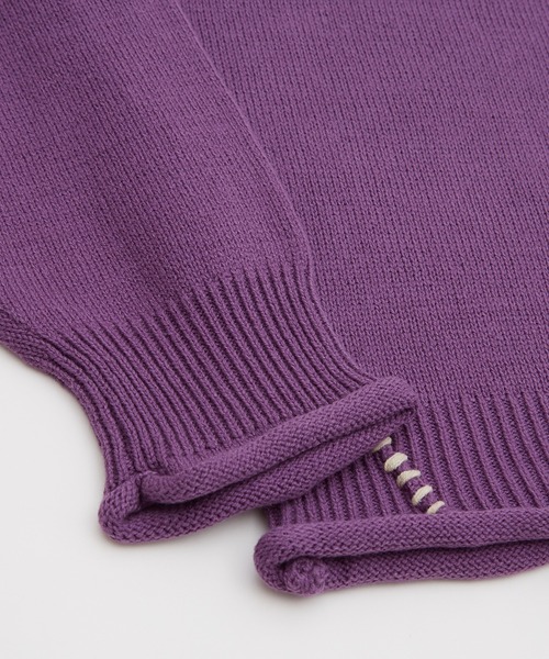 improves（インプローブス）の「【improves】ハンドステッチ クルーネック ニット（ニット/セーター・メンズ・ホワイト/ターコイズブルー/ブラック/パープル・LARGE/MEDIUM）」の19枚目の写真