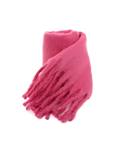 Narcissus（ナルシス）の「【Narcissus】カラーマフラー（マフラー・レディース・イエロー/ピンク・FREE）」の6枚目の写真