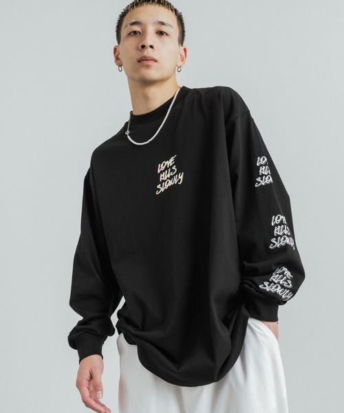 Ed Hardy(エドハーディー)の「エドハーディー オーバーサイズ グラフィックプリントロンT(Tシャツ/カットソー・メンズ・ダークグリーン/ブラック/ホワイト/パープル/ホワイト系/ブラック系・M/L)」の16枚目の写真