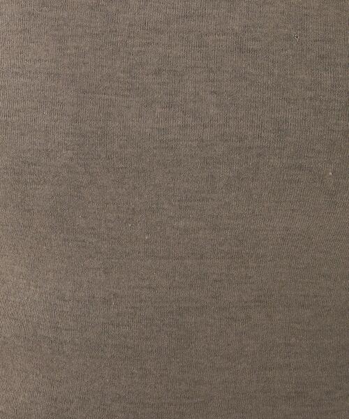 green label relaxing(グリーンレーベルリラクシング)の「シアー フライス タートル プルオーバー カットソー ②(Tシャツ/カットソー・レディース・モカ/ブラック/ホワイト/ダークグレー/クリーム・FREE)」の18枚目の写真