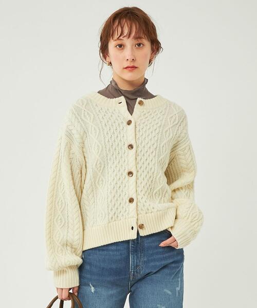 green label relaxing(グリーンレーベルリラクシング)の「シアー フライス タートル プルオーバー カットソー ②(Tシャツ/カットソー・レディース・モカ/ブラック/ホワイト/ダークグレー/クリーム・FREE)」の20枚目の写真