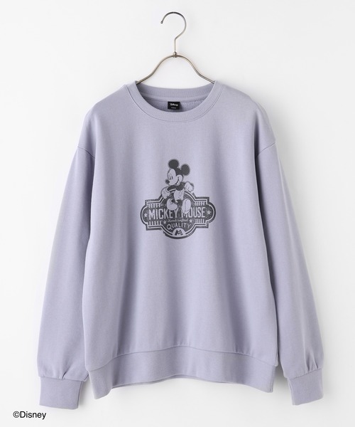 Honeys（ハニーズ）の「ディズニー／ゆるトップス（スウェット・レディース・スミクロ/アイボリー/オートミール/杢グレー/ブルー系その他・L/LL/M）」の16枚目の写真