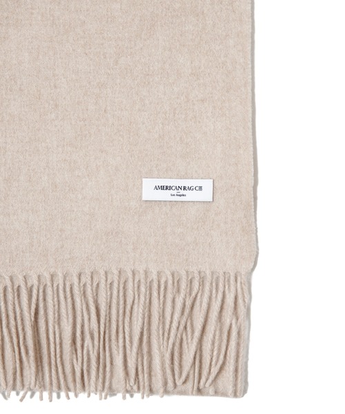 AMERICAN RAG CIE（アメリカンラグシー）の「カシミヤマフラー（マフラー・メンズ・ベージュ/チャコールグレー/ネイビー・FREE）」の6枚目の写真