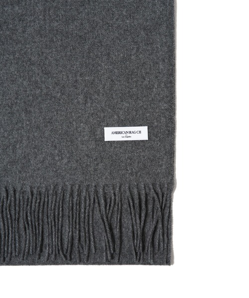 AMERICAN RAG CIE（アメリカンラグシー）の「カシミヤマフラー（マフラー・メンズ・ベージュ/チャコールグレー/ネイビー・FREE）」の14枚目の写真