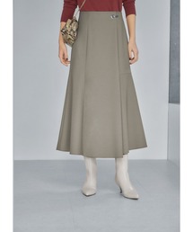 【Made in JAPAN】パーツポイントフレアスカート