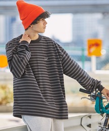 HECT（ヘクト）の「【HECT】Big Border L/S Tee / ビッグシルエットボーダーロンT（Tシャツ/カットソー）」