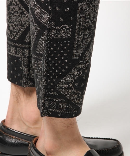 SHIPS JET BLUE（シップスジェットブルー）の「★★SHIPS JET BLUE(シップス ジェットブルー): コットン/リネン プリントクロップドパンツ（その他パンツ・メンズ・グリーン/ブラック/ネイビー・LARGE/MEDIUM/SMALL）」の13枚目の写真