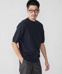 SHIPS | SHIPS: CORDURA(R) TEXBRID(R) モックネック ニット Tシャツ(ニット/セーター)