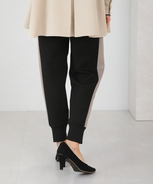 Bou Jeloud（ブージュルード）の「スフレスムースジョガーパンツ（スウェットパンツ・レディース・ブラック/グレー・38）」の9枚目の写真