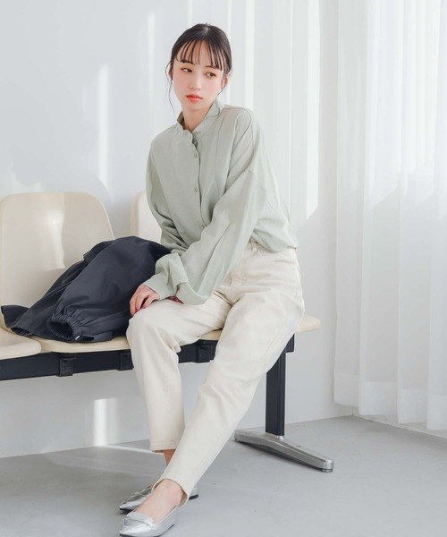 fifth(フィフス)の「ハイウエストテーパードデニム(デニムパンツ・レディース・オフホワイト・M/L/S)」の8枚目の写真