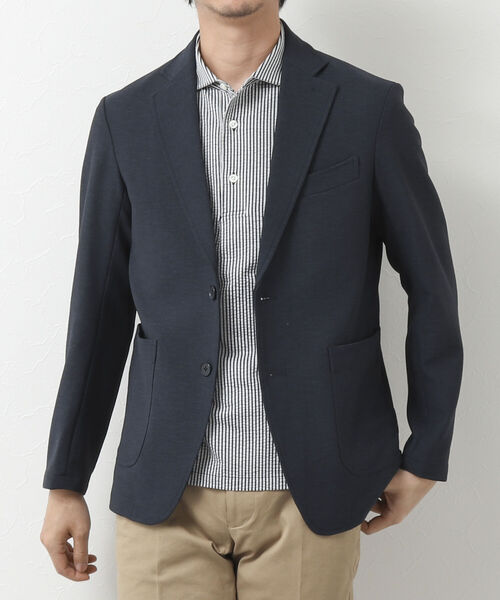 NOLLEY'S goodman（ノーリーズグッドマン）の「《セットアップ対応》ブッチャー イージージャケット（テーラードジャケット・メンズ・ネイビー/ベージュ/グレー・M/L/XL/S）」の3枚目の写真