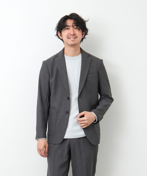 NOLLEY'S goodman（ノーリーズグッドマン）の「《セットアップ対応》ブッチャー イージージャケット（テーラードジャケット・メンズ・ネイビー/ベージュ/グレー・M/L/XL/S）」の8枚目の写真