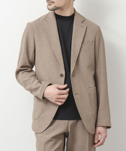 NOLLEY'S goodman（ノーリーズグッドマン）の「《セットアップ対応》ブッチャー イージージャケット（テーラードジャケット・メンズ・ネイビー/ベージュ/グレー・M/L/XL/S）」の13枚目の写真