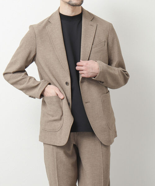 NOLLEY'S goodman（ノーリーズグッドマン）の「《セットアップ対応》ブッチャー イージージャケット（テーラードジャケット・メンズ・ネイビー/ベージュ/グレー・M/L/XL/S）」の14枚目の写真