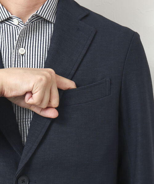 NOLLEY'S goodman（ノーリーズグッドマン）の「《セットアップ対応》ブッチャー イージージャケット（テーラードジャケット・メンズ・ネイビー/ベージュ/グレー・M/L/XL/S）」の20枚目の写真