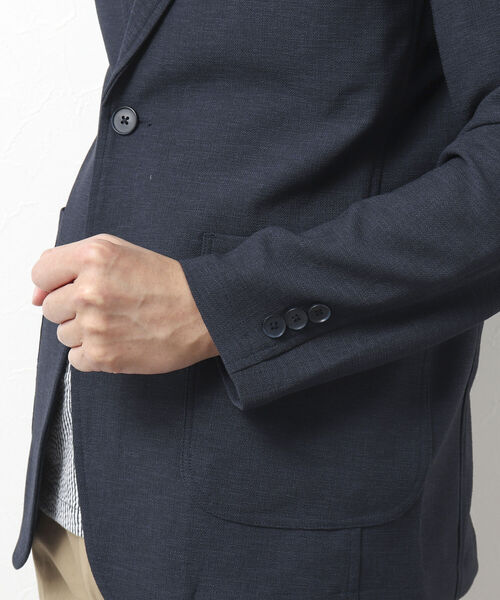 NOLLEY'S goodman（ノーリーズグッドマン）の「《セットアップ対応》ブッチャー イージージャケット（テーラードジャケット・メンズ・ネイビー/ベージュ/グレー・M/L/XL/S）」の18枚目の写真