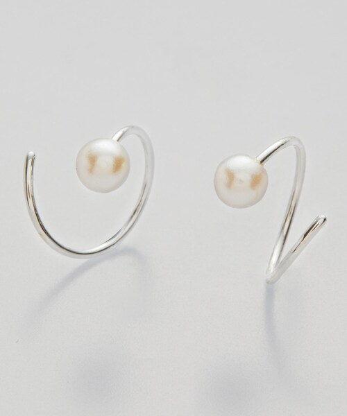 cloenc(クロエンス)の「【November】ダブルピアス/パール0.4mm(ピアス(両耳用)・レディース・シルバー/ゴールド・00)」の3枚目の写真
