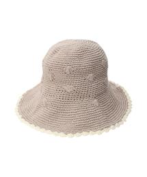 Samansa Mos2 | 飛び刺繍かぎ針ハット(ハット)